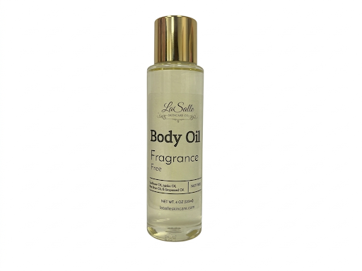 Fragrance Free - Nut Free Body Oil 4oz (1dz -12ct Wholesale)